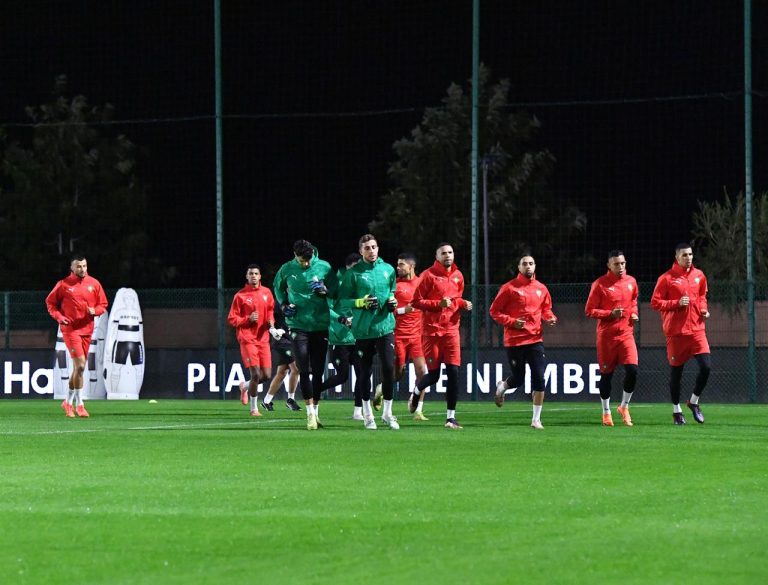 CAN Maroc-2025: Premier entraînement des Lions de l’Atlas