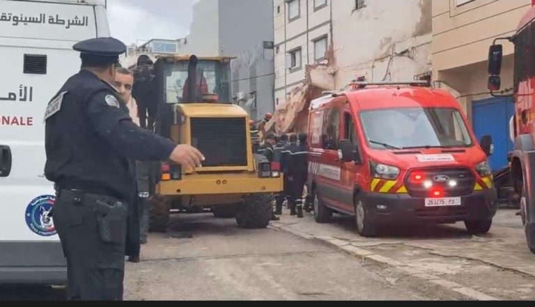 Effondrement de deux bâtiments à Akkari, Rabat, et importante mobilisation sécuritaire dans la zone