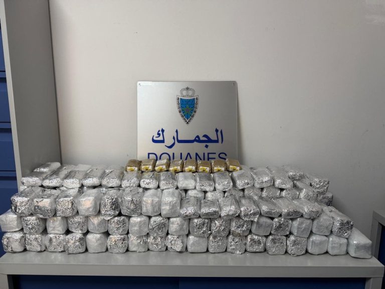 Saisie de 48 kilogrammes de haschich à Bab Sebta (photos)