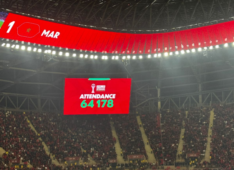 Plus de 64 000 spectateurs ont assisté au match Maroc contre Cameroun à la CAN