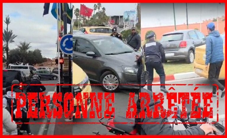 La sécurité de Marrakech arrête un chauffeur de transport via applications qui a mis la vie des citoyens en danger