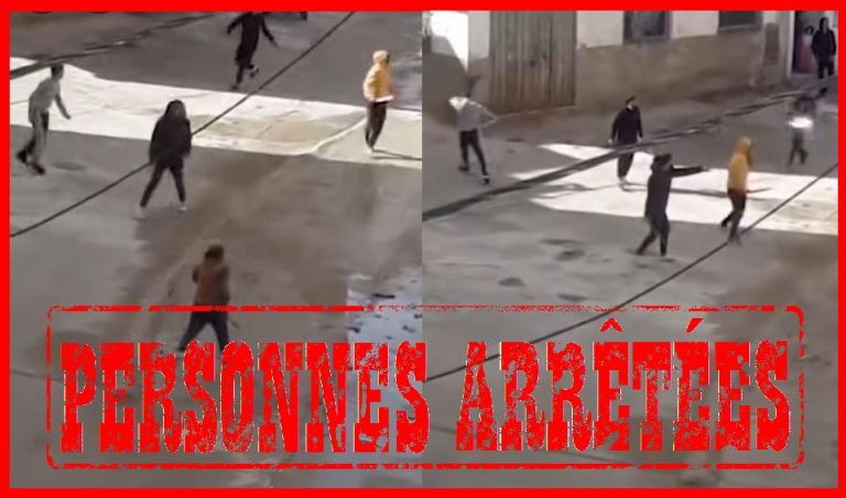 Fès.. Arrestation de deux personnes après des échanges de violence avec des armes blanches sur la voie publique