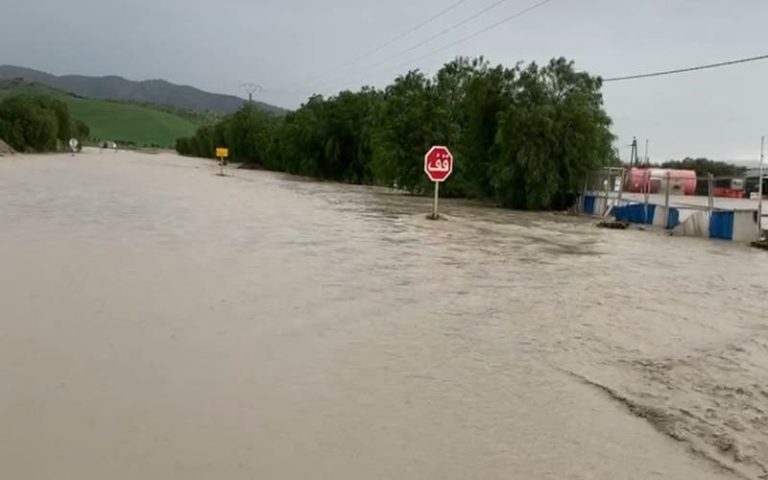 Rupture de la route reliant Taounate à Fès au niveau de l'oued Lebban