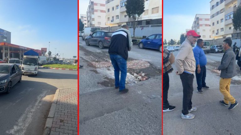 Casablanca... Protestations à Sidi Moumen en raison de la dégradation des routes principales