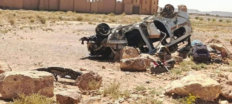 Erfoud : Un accident de taxi fait des morts et des blessés à l'entrée du ksar Maadid