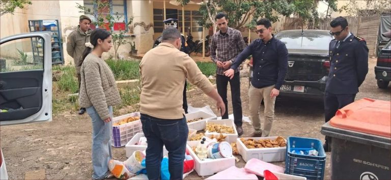Saïdia .. Saisie et destruction de 41 kg de produits alimentaires périmés