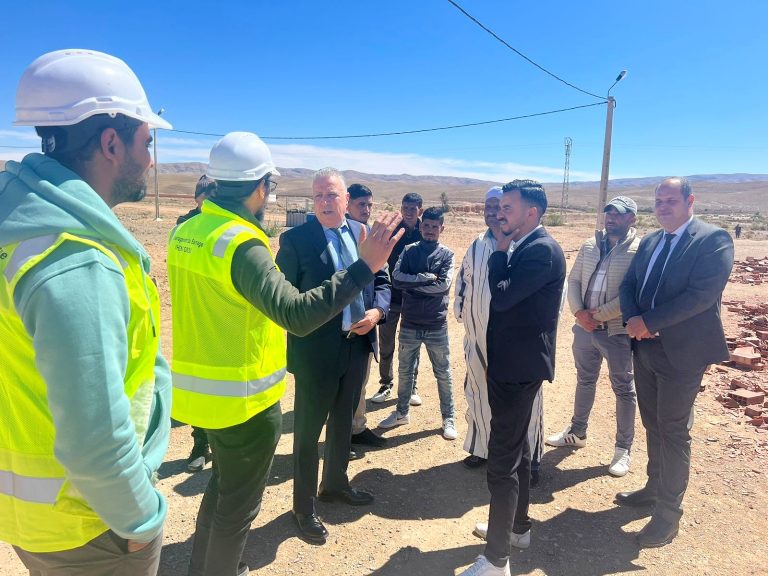 Figuig : Le préfet de la province inspecte le projet du barrage "Khanak Krou"