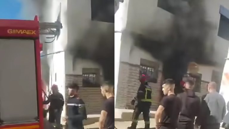 Al Hoceima.. Un incendie majeur ravage la maison d'une veuve dans le quartier de Badès