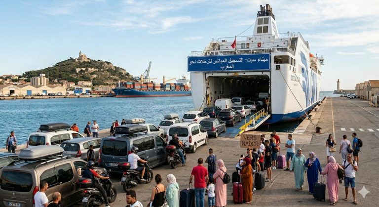 Hibe Press - Le port de Sète, le choix privilégié des Marocains de l'étranger : comment le port français est-il devenu si populaire ?
