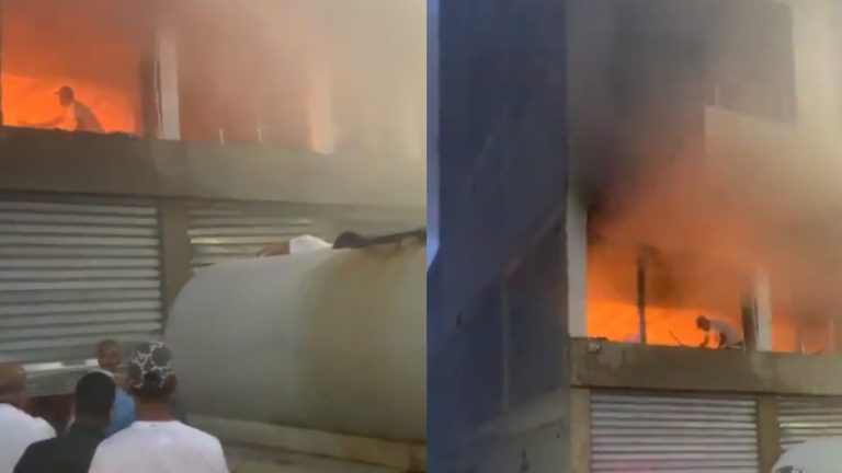 Incendie dévastateur ravage un immeuble à Sidi Allal El Bahraoui... Mobilisation pour l'éteindre