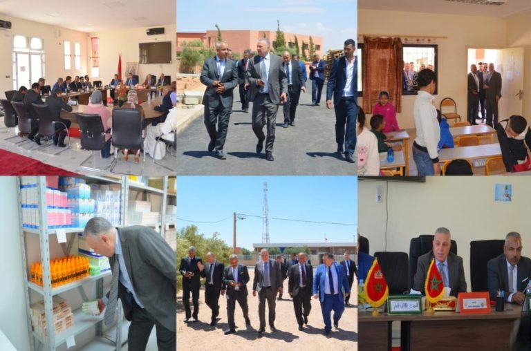 Figuig : Le gouverneur de la province en visite dans la commune d'Abou Lekhal pour renforcer les infrastructures