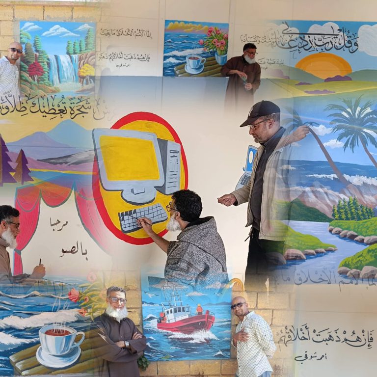 Avec des moyens modestes, un enseignant de Settat transforme son école en œuvres d'art