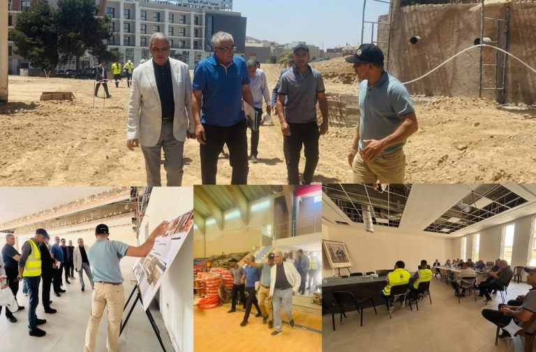 Oujda : le wali de la région de l'Oriental inspecte le chantier du complexe sportif universitaire
