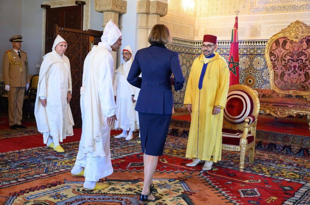 Le Roi reçoit les ambassadeurs étrangers accrédités auprès du Maroc