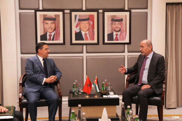 Bourita s'entretient à Amman avec son homologue jordanien