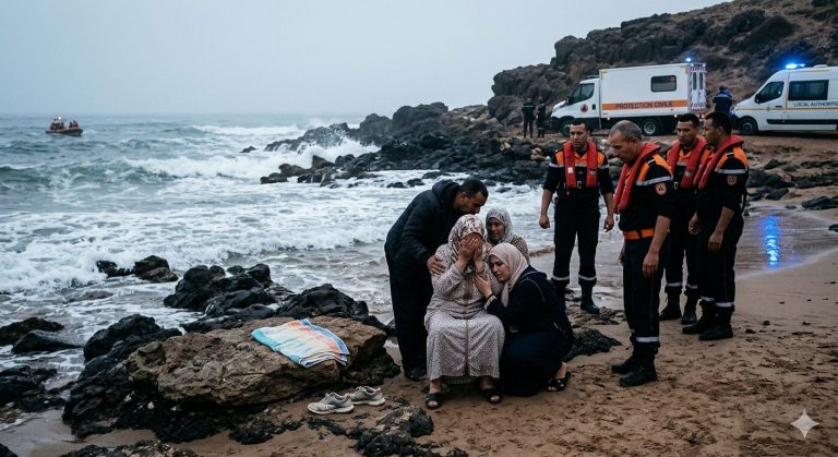 Nador.. Les vagues de la mort arrachent un jeune homme lors d'une sortie familiale