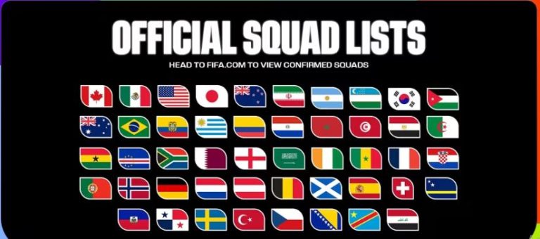 Les listes officielles de la Coupe du Monde 2026 confirmées