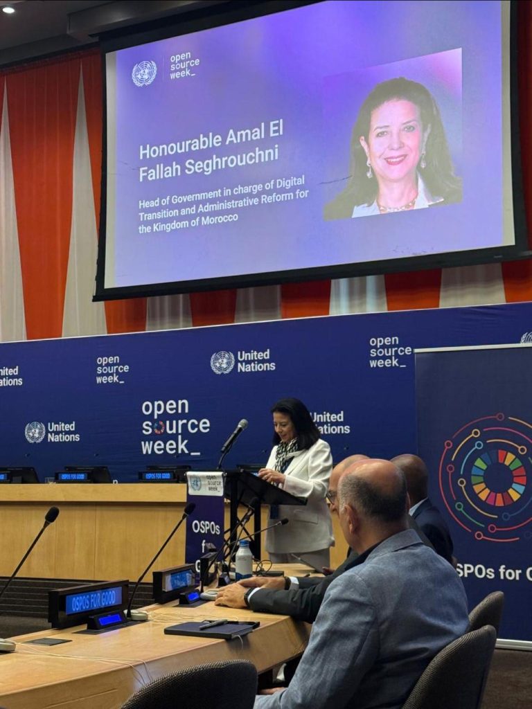 UN Open Source Week 2026 : Madame Amal El Fallah Seghrouchni intervient lors de la séance inaugurale consacrée à l’open source