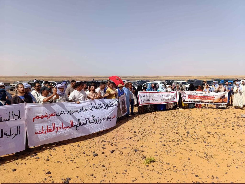 Merzouga.. Protestations contre l'immatriculation du sable, les habitants de la région s'accrochent à leurs droits tribaux