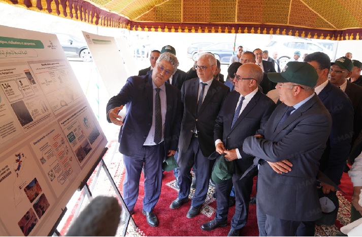 Province de Khémisset: Visite de terrain de MM. Baraka et El Bouari pour le suivi des programmes d’aménagement des bassins versants