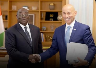 Conclusion de plusieurs accords commerciaux entre des entreprises américaines et la Côte d’Ivoire principalement dans les secteurs du numérique