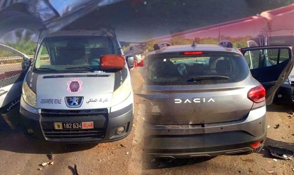 Échappent de peu des éléments de la gendarmerie après qu'une voiture a franchi à toute vitesse un péage à Bahraoui