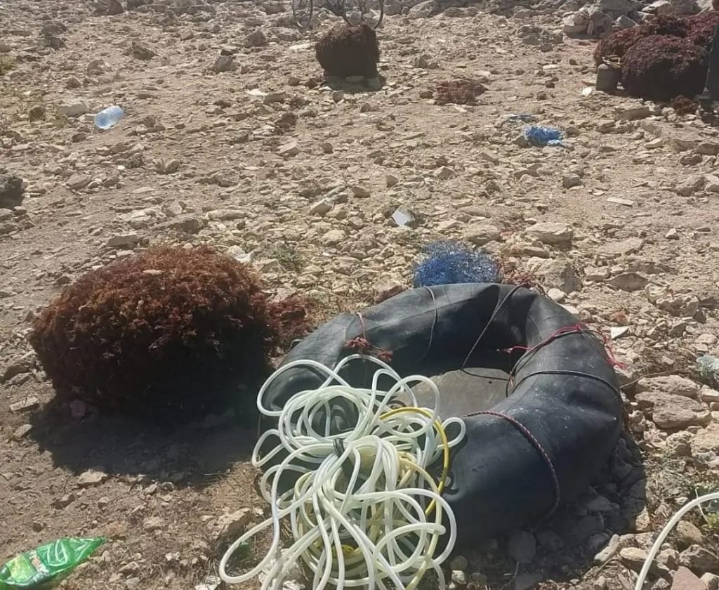 El Jadida : saisie d'une quantité d'algues rouges à Sidi Bouzid