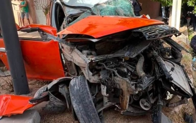 Aït Baha : 3 blessés suite à la collision d'un taxi avec un poteau électrique
