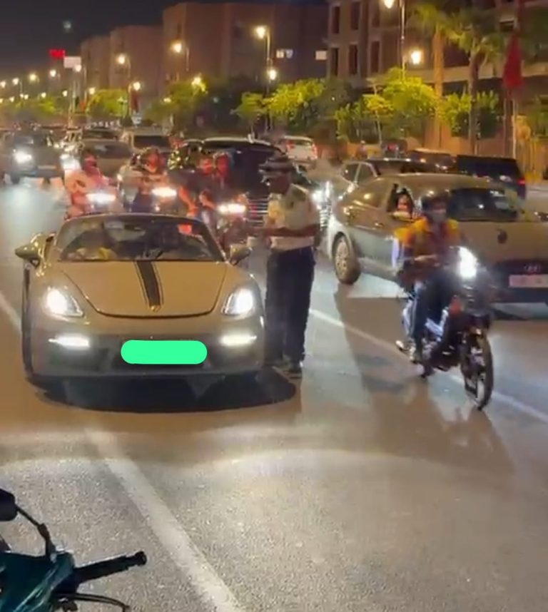 Marrakech.. Saisie d'une voiture de luxe pour conduite spectaculaire et absence de permis