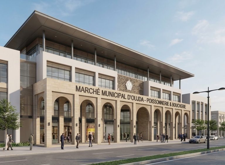 Le nouveau marché central à Oujda… un pas de développement pour l'amélioration du commerce local
