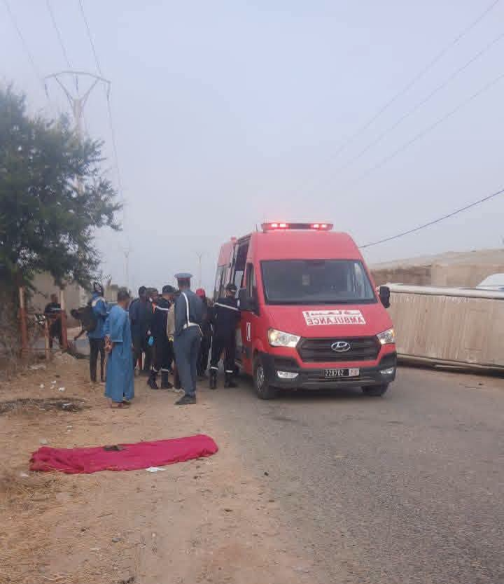 Aït Baha : Collision entre un bus de transport de travailleurs et un véhicule fait 14 blessés