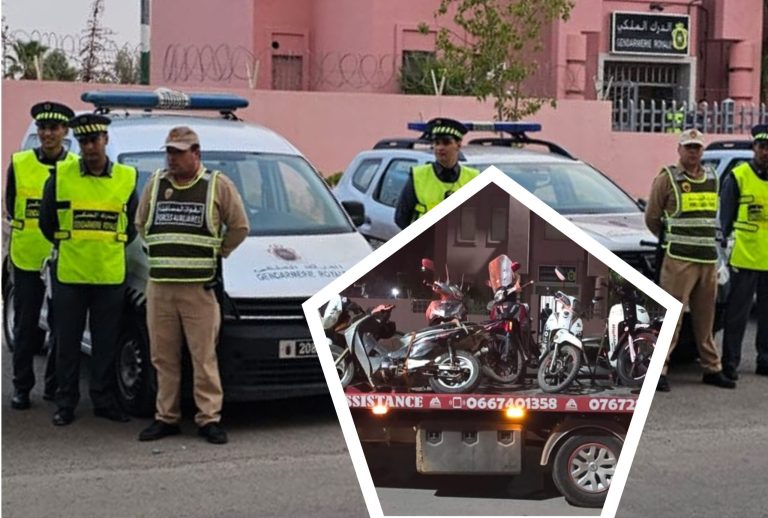 Oulad Teima : Campagne de sécurité conjointe pour renforcer le contrôle de la circulation