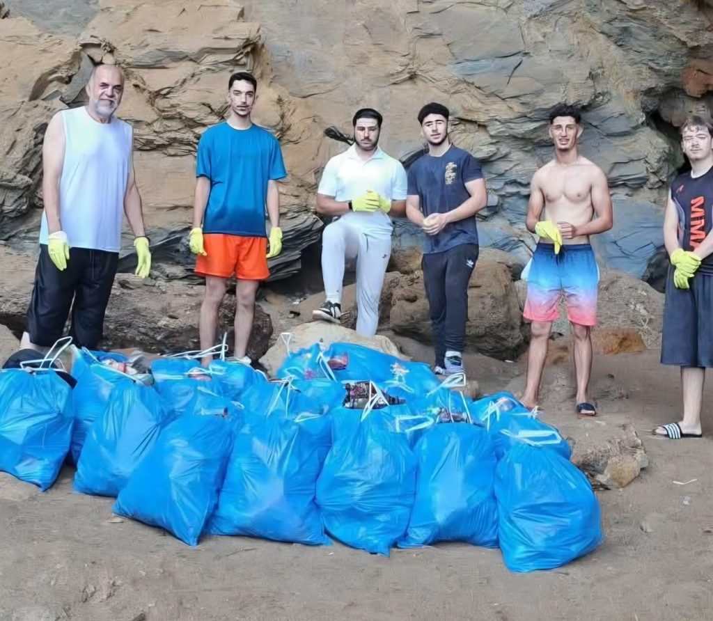 90 sacs de déchets révèlent la réalité environnementale de la station thermale de Chaabi dans la province de Driouch