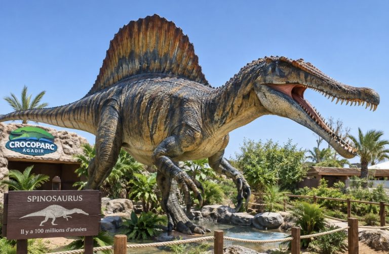 Agadir.. Un dinosaure géant datant de 100 millions d'années fait son apparition à «Crocoparc»