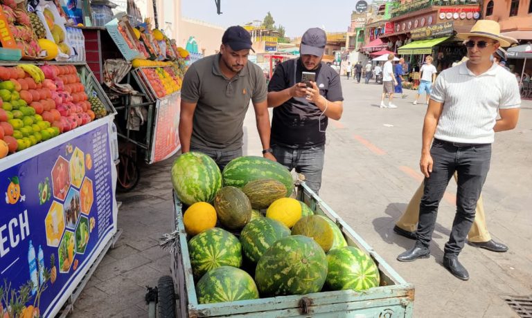 Les autorités de Marrakech suspendent l'activité de 3 chariots de vente de citron sur la place Jemaa el-Fna (Photos)