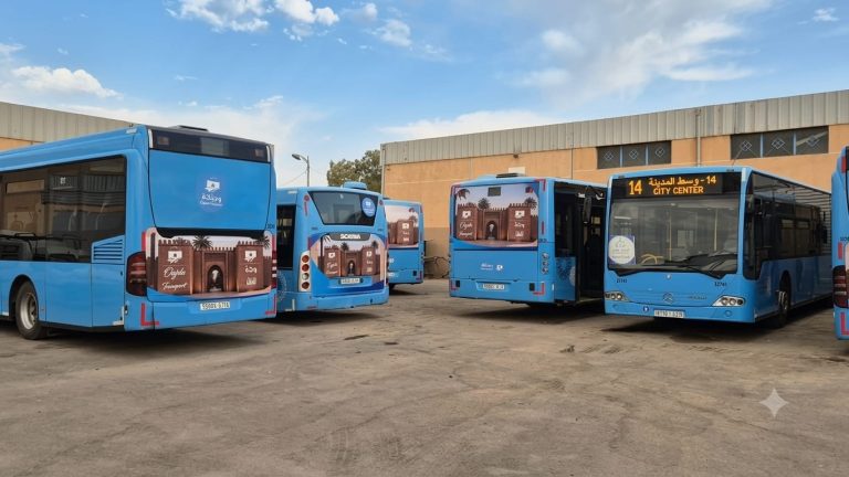 Oujda.. Renforcement de la flotte de transport urbain avec 11 bus pour soulager la congestion au début de l'année scolaire