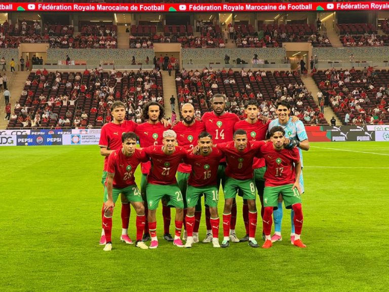 L'équipe nationale marocaine bat le Gabon par deux buts à zéro pour le début de ses qualifications pour la CAN