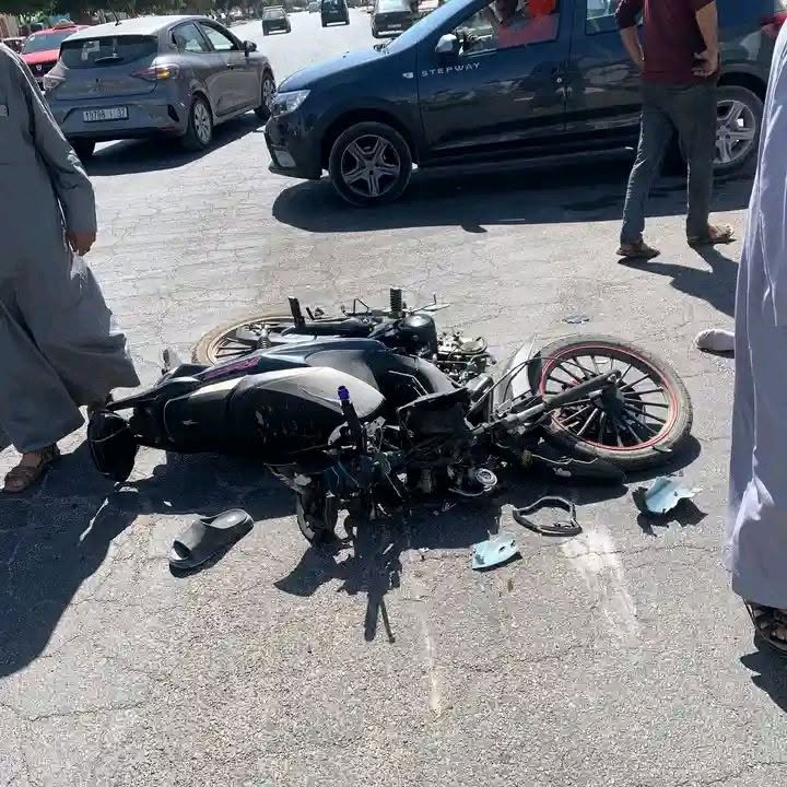 Un motocycliste blessé dans un accident de la circulation dans la rue 30 à Tiznit
