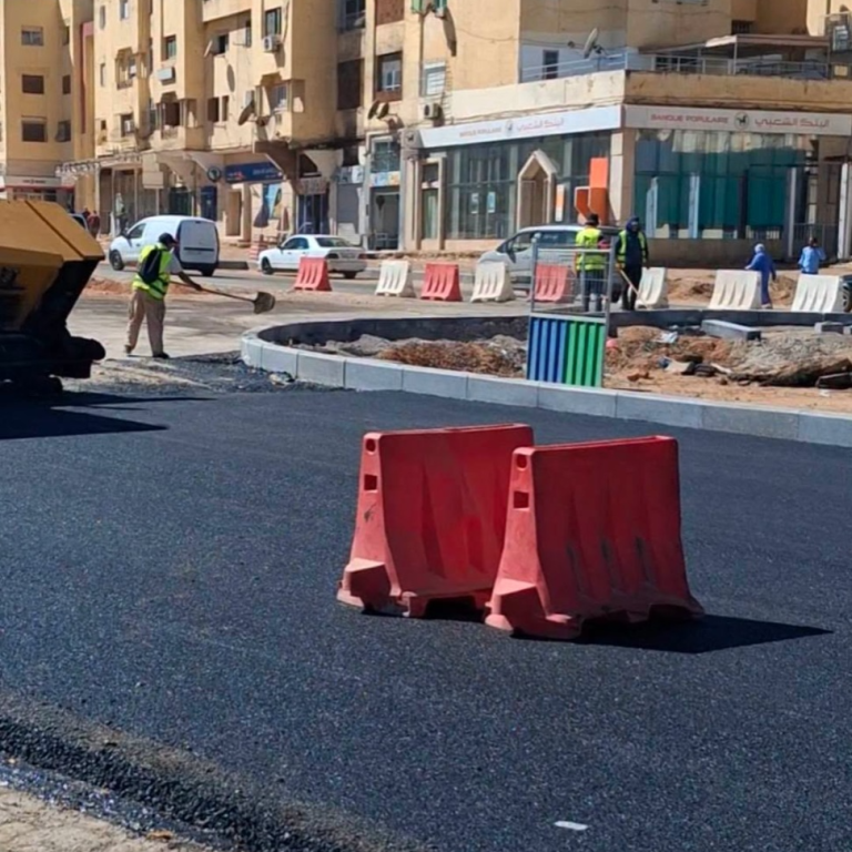Meknès.. Les travaux d'aménagement du giratoire Sidi Saïd progressent à un rythme accéléré