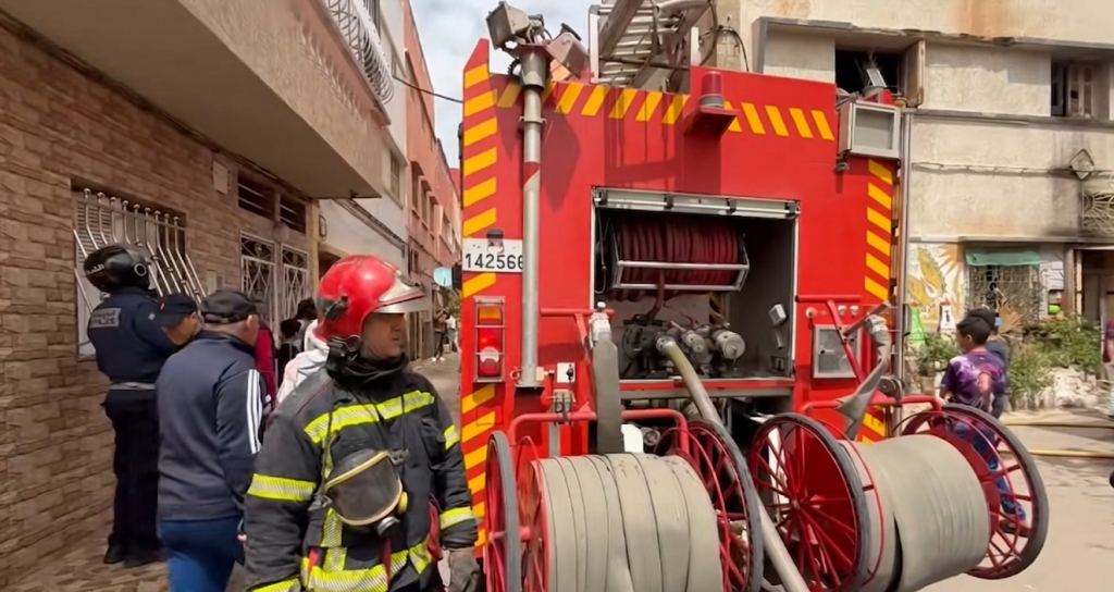 Bojador.. un incendie dans un entrepôt de bouteilles de gaz mobilise les autorités dans le quartier Al-Aman