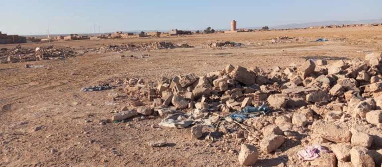 جرادة .. des familles du quartier Al-Badr demandent l'intervention du gouverneur après la démolition de leurs maisons et leur exclusion des indemnisations