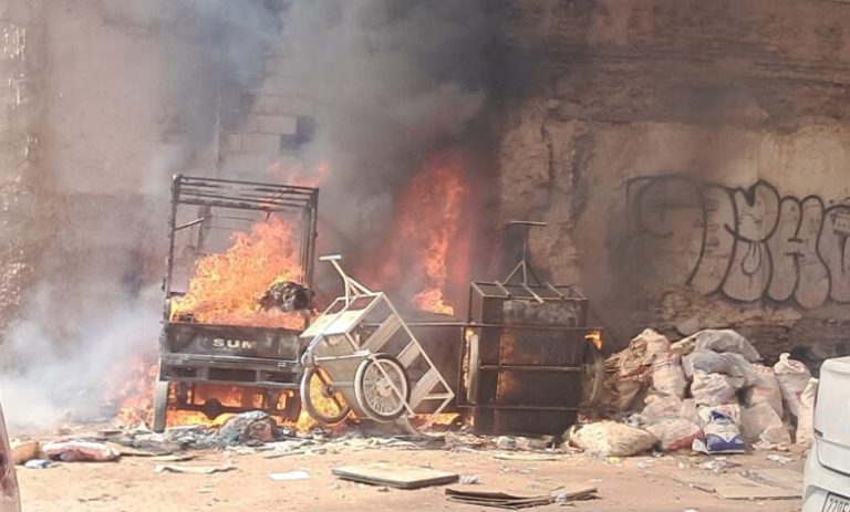 Marrakech.. Un incendie dans un parking réduit en cendres un tricycle