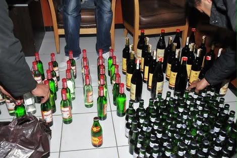 Tanger.. Saisie de 765 bouteilles de boissons alcoolisées dans le quartier Boukhalef
