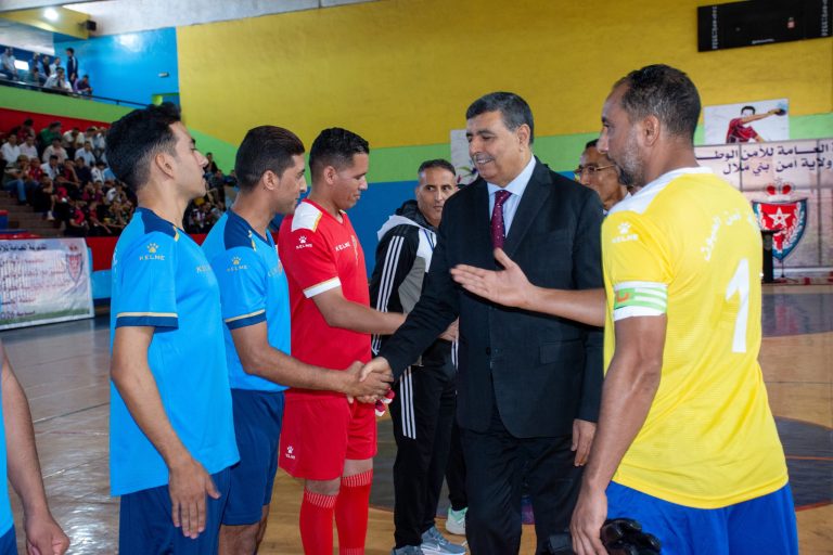 Beni Mellal.. Le wali de la sûreté lance les éliminatoires régionales de futsal