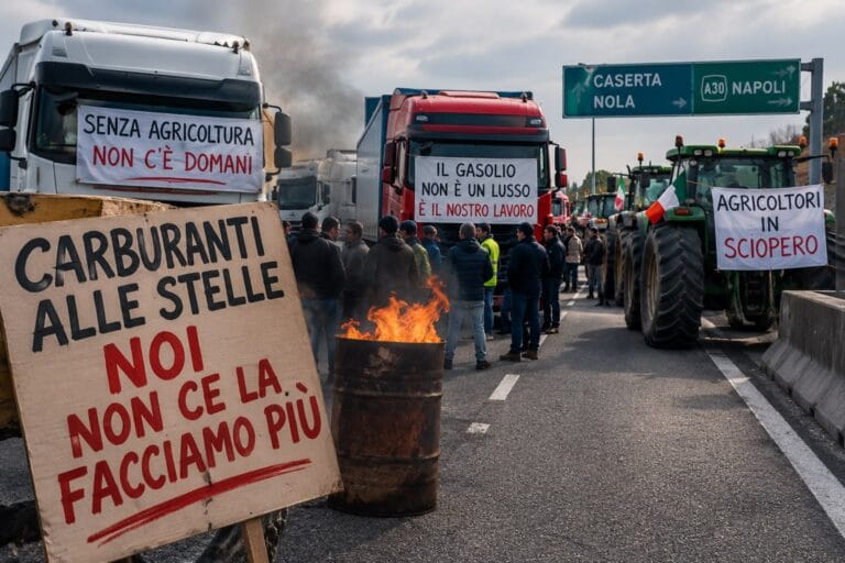La hausse des prix du carburant déclenche la colère des transporteurs et des agriculteurs et menace l'approvisionnement des marchés du sud de l'Italie