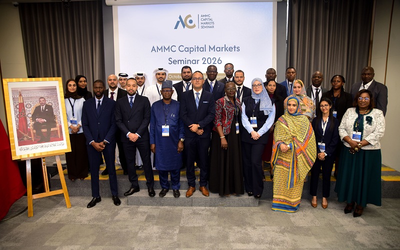 L'AMMC lance la première édition de la « Conférence des marchés de capitaux »