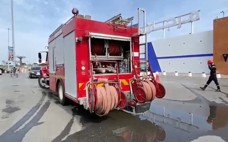 Rabat.. Un incendie se déclare à Marjane Bouregreg