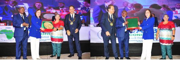 Congrès de la CAVB à Sal : la Confédération Africaine de Volleyball honore des personnalités sportives africaines