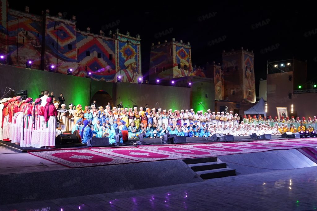 Ouarzazate.. Clôture de la 14ème édition du Festival National des Arts Ahwach