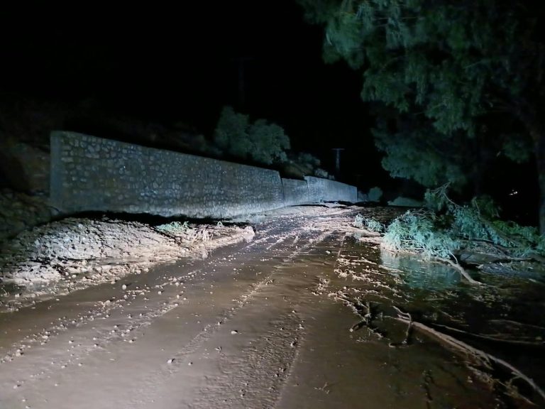 Al Hoceïma : Éboulements et arbres sur la Route Nationale 2 entre Ait Qamra et Beni Abdillah